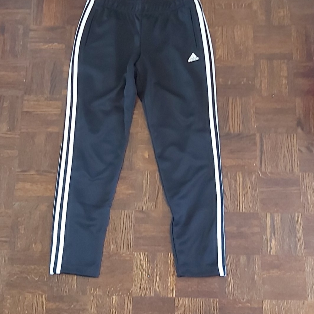 Adidas black snap pants